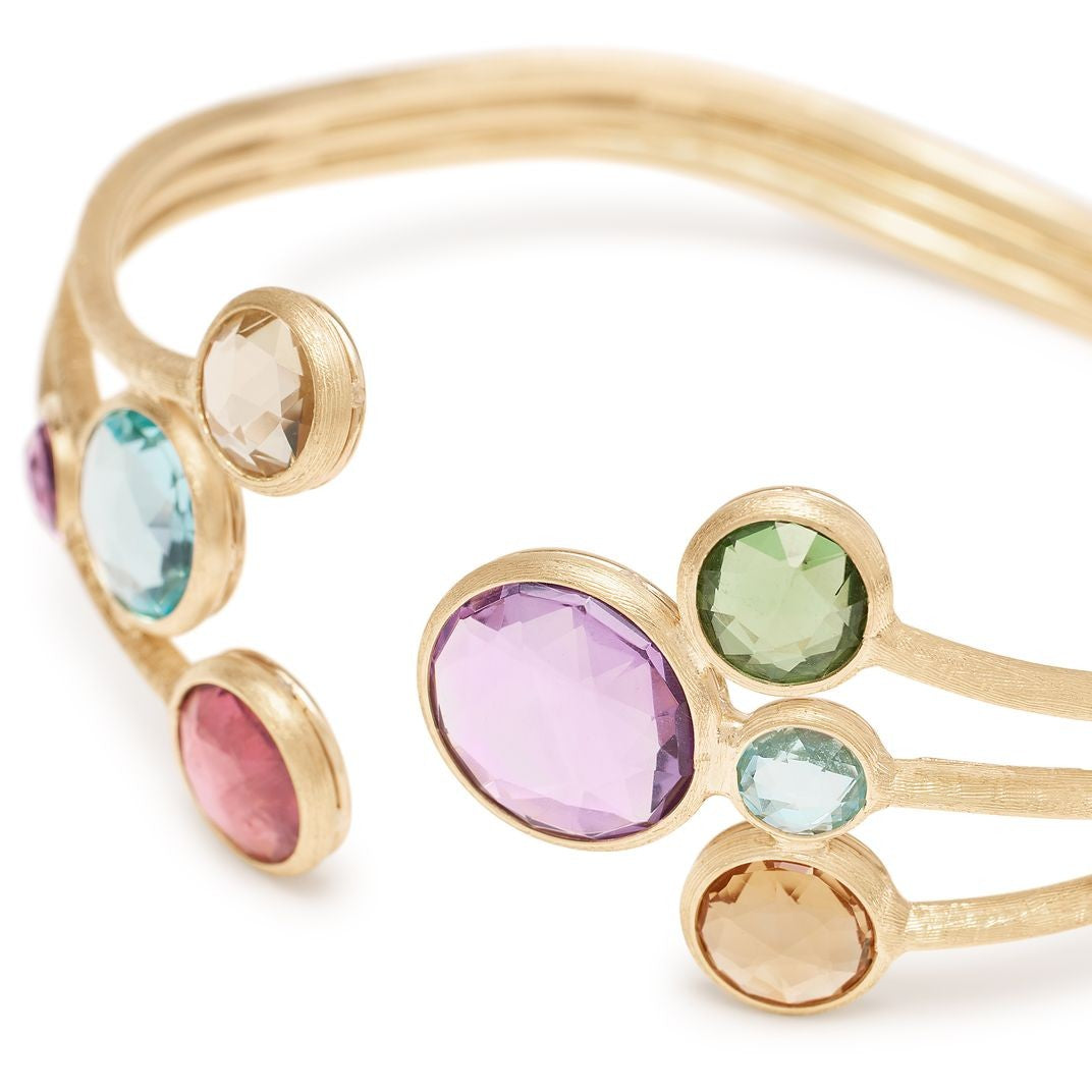 Jaipur Color Collection 3-Strand Gemstone Cuff