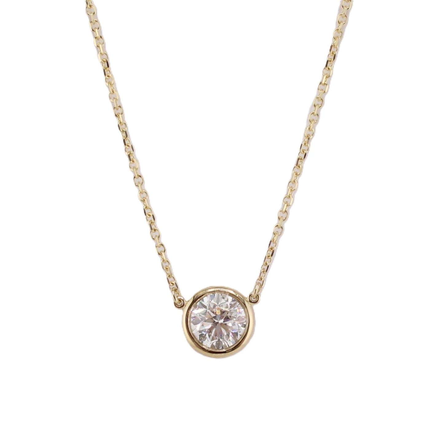 Diamonds-by-the-Yard Solitaire Station Necklace