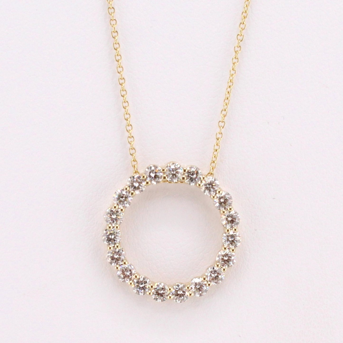 Diamond Circle Pendant