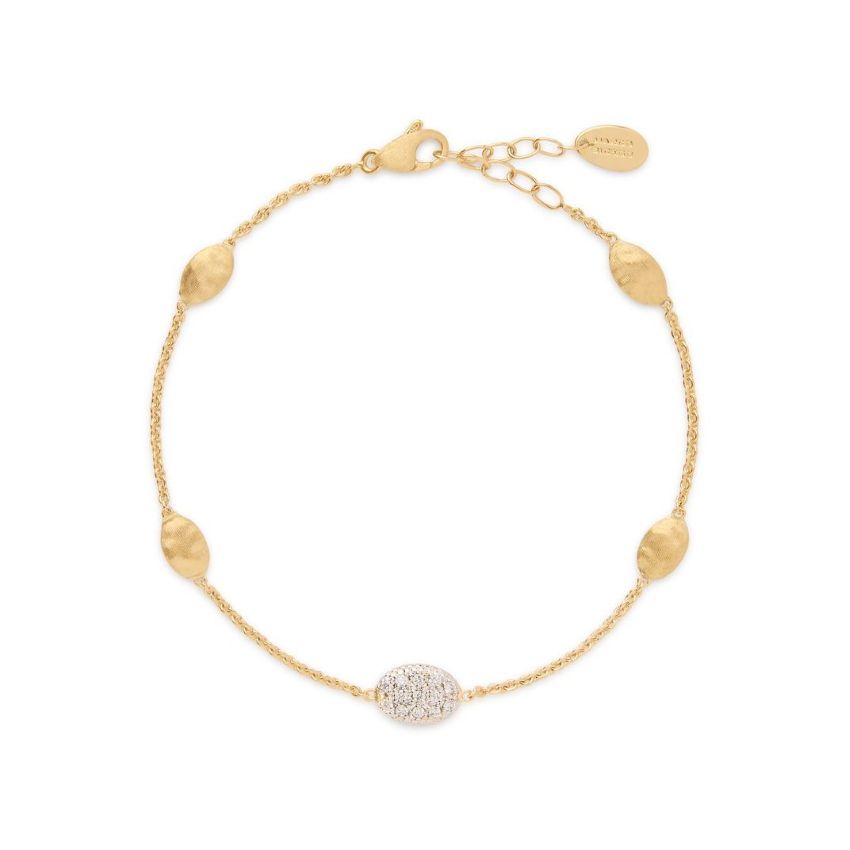 Siviglia Collection Small Bean Diamond Bracelet