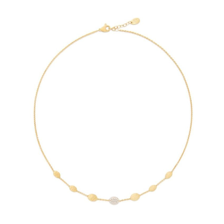 Siviglia Collection Daimond Small Bean Necklace