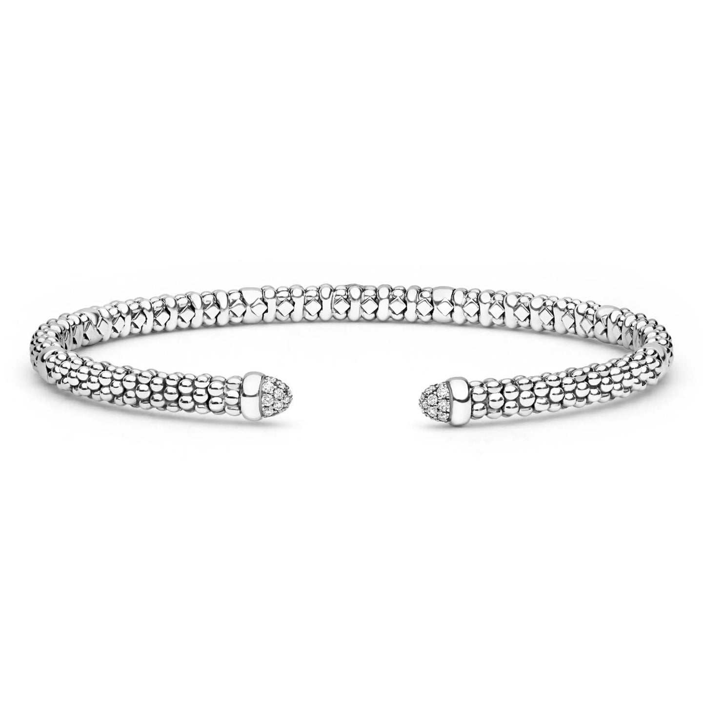 Signature Caviar Mini Versa Torque Bracelet
