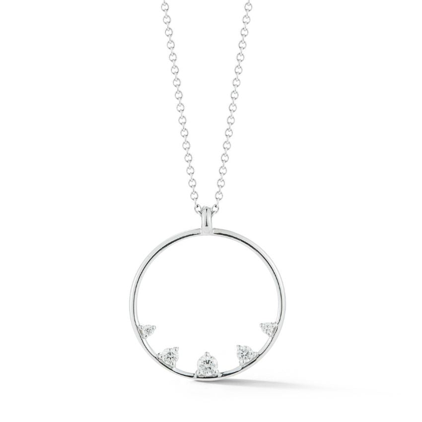 Venetian Collection Diamond Circle Pendant