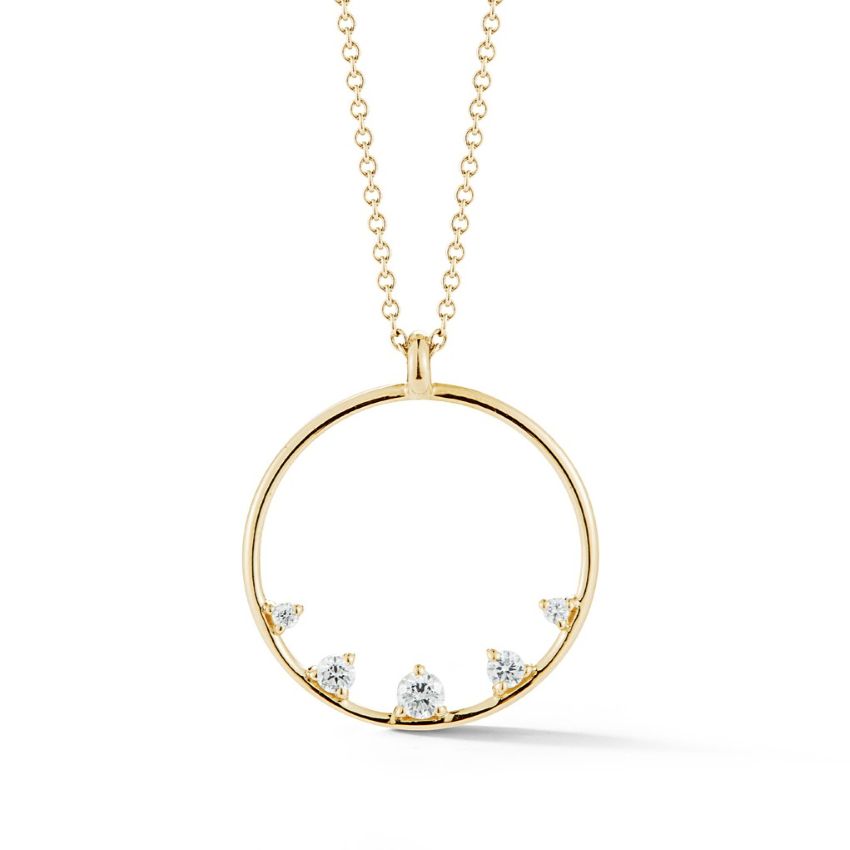 Venetian Collection Diamond Circle Pendant