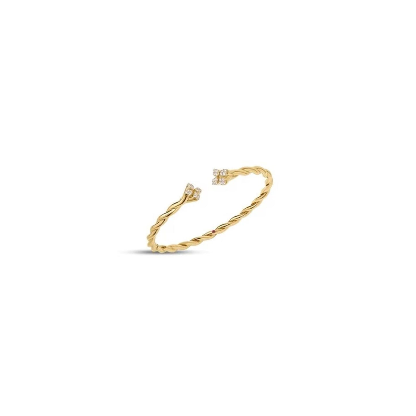 Love In Verona Diamond Twist Bangle