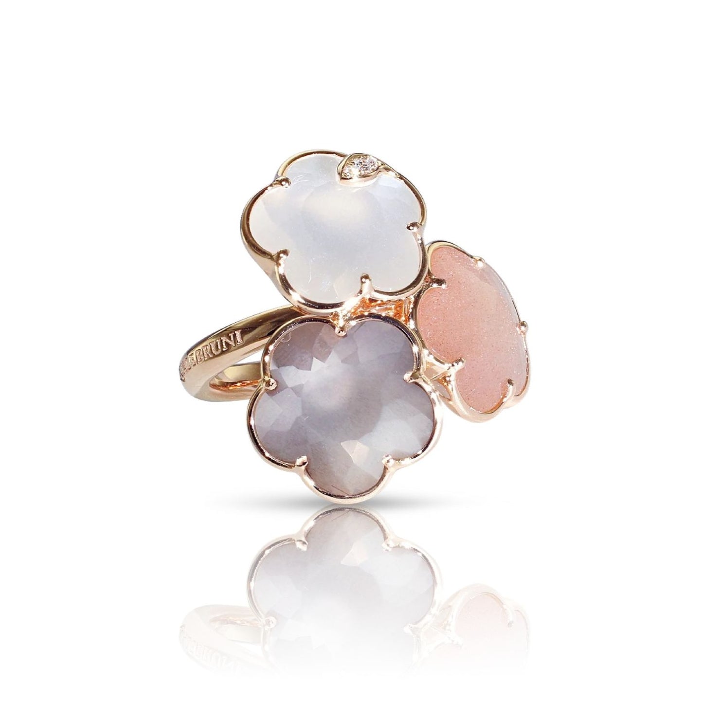 Petit Joli Collection Moonstone Flower Ring