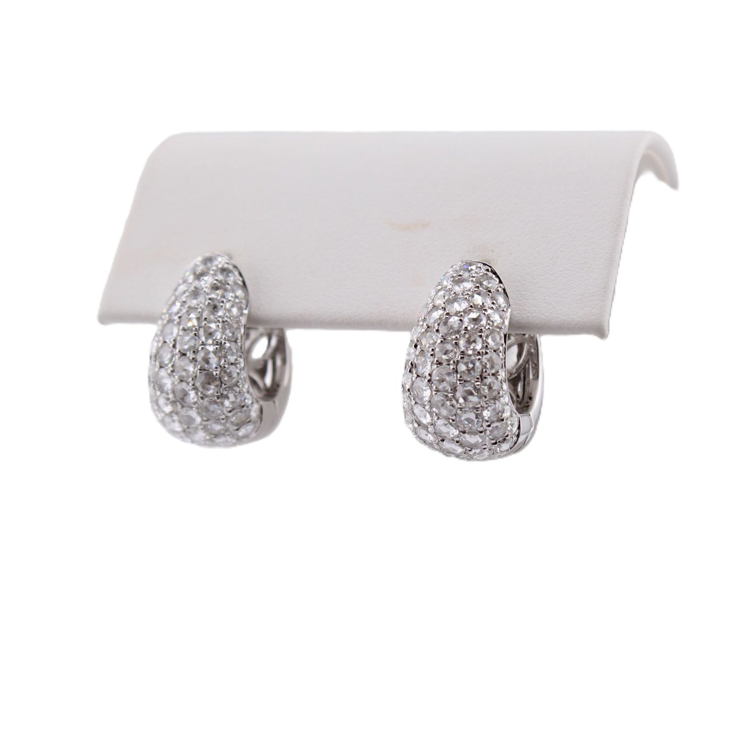 Diamond Hoop Earrings