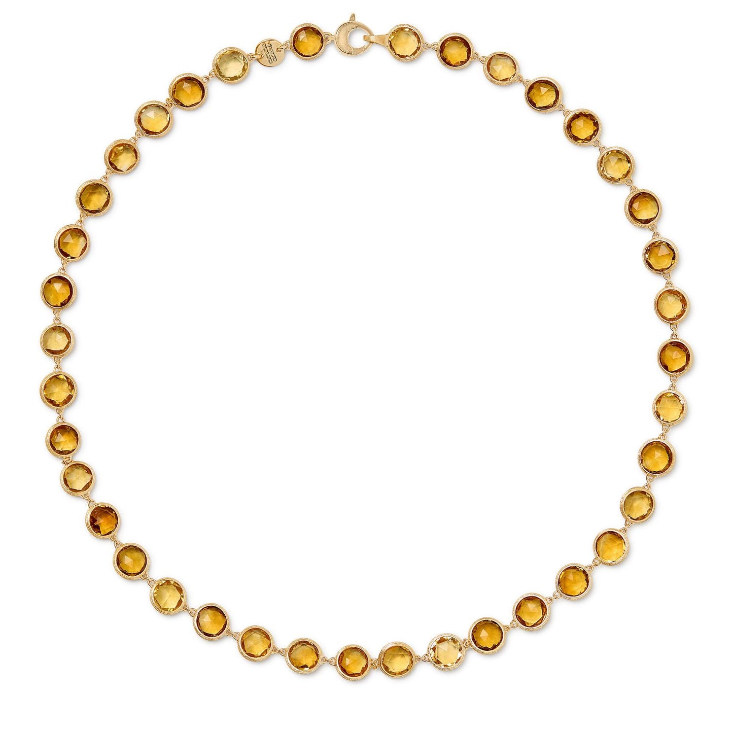 Jaipur Color Collection Yellow Quartz Necklace