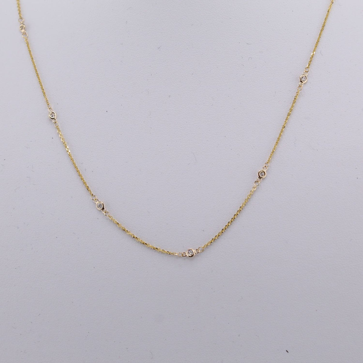 Diamonds-By-The-Yard 12 Station Necklace