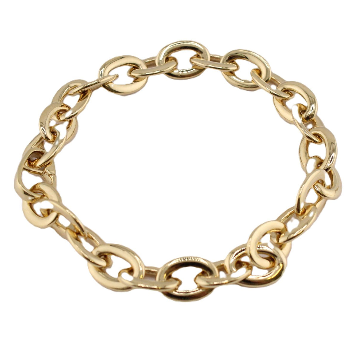 Italian Made Large Oval Link Bracelet