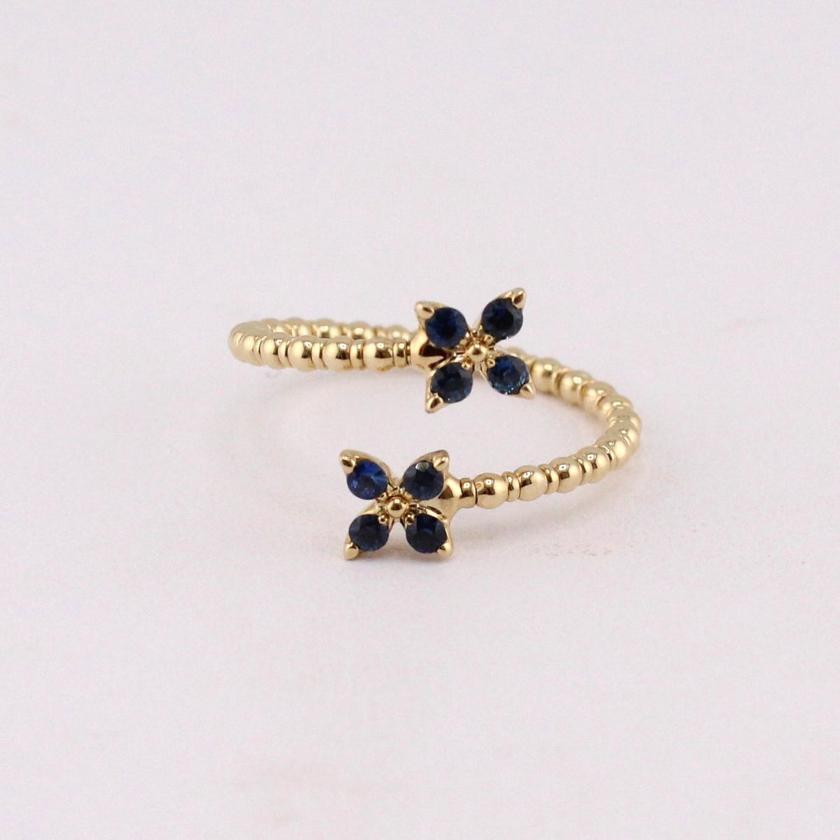 Mariposa Collection Blue Sapphire Wrap Ring