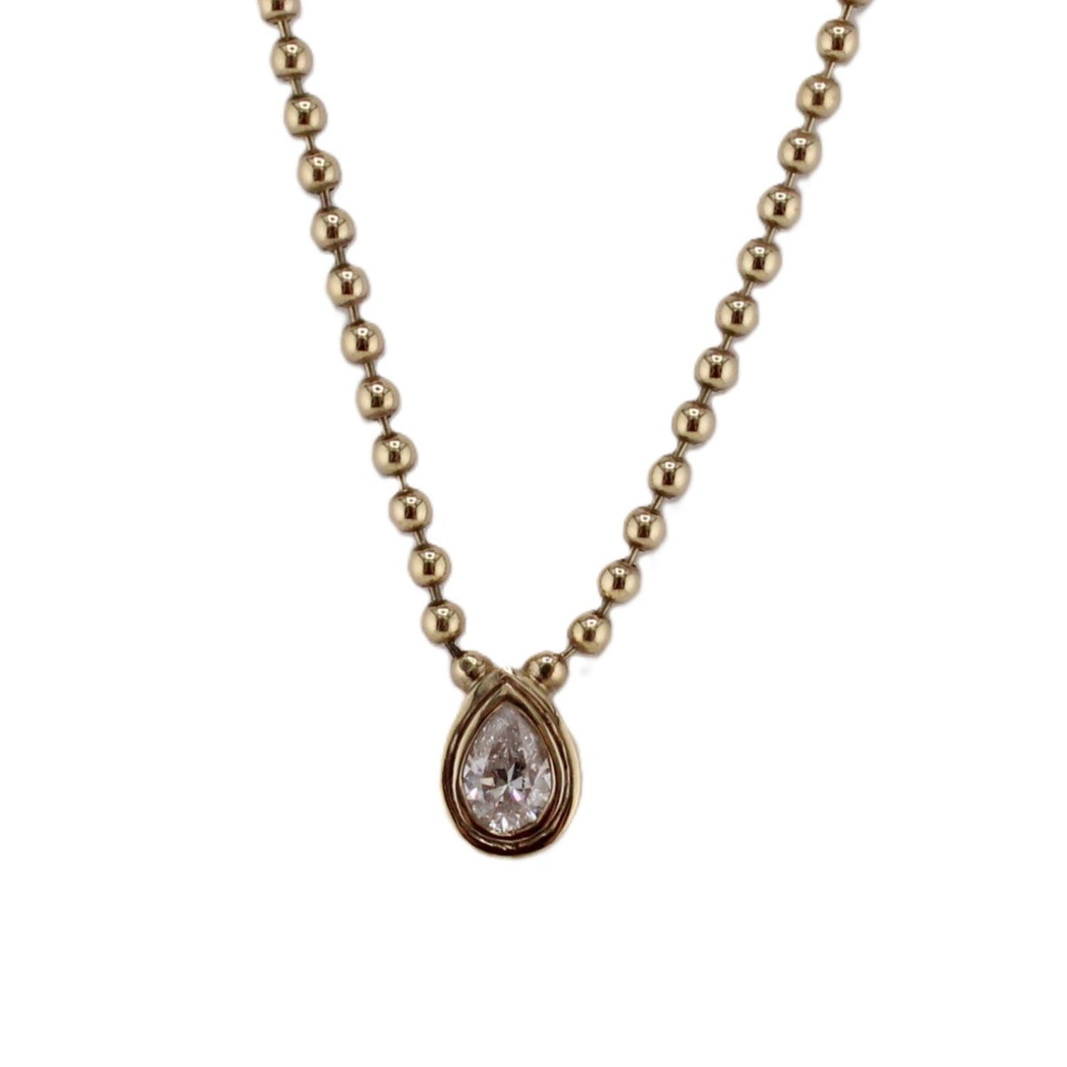 Pear Cut Diamond Pendant