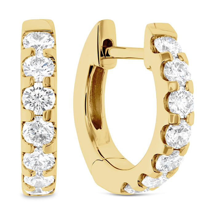 Odessa Collection Diamond Huggie Earrings