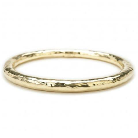 Classico Large Hammered Bangle