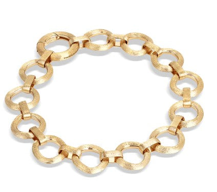 Jaipur Gold Flat Link Bracelet