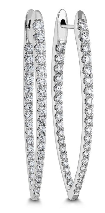Imperial Collection Diamond Hoop Earrings