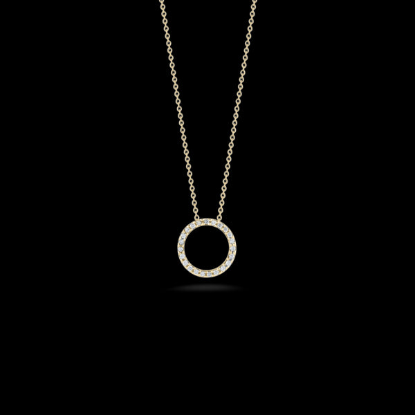 Tiny Treasures Diamond Circle Pendant