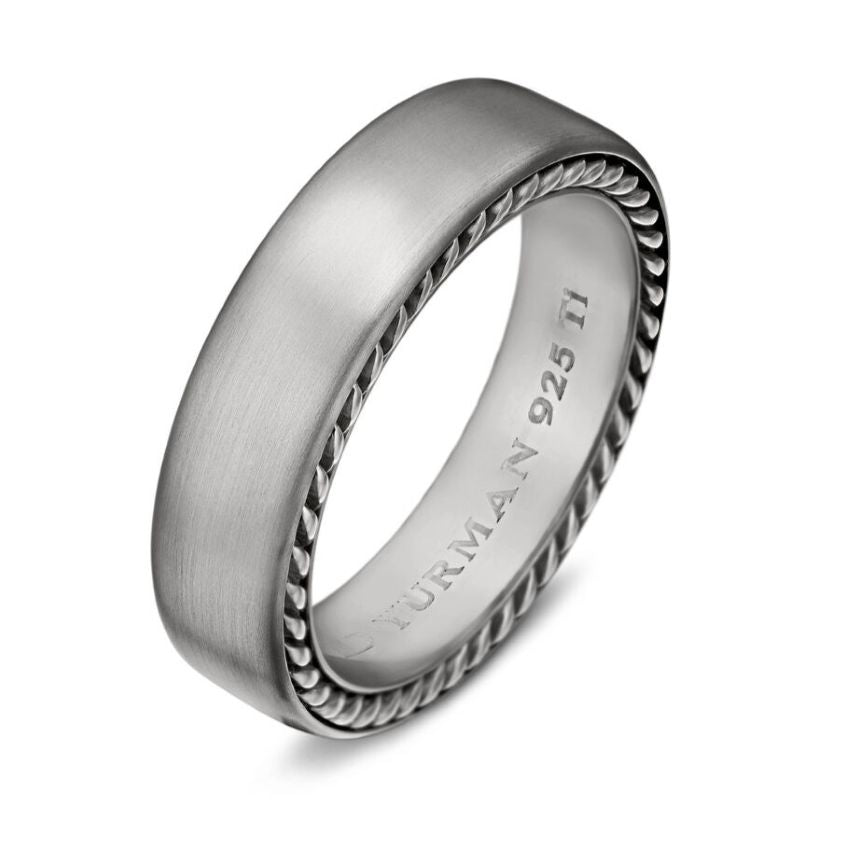 Streamline Collection Alternative Metal 6 MM Wedding Band