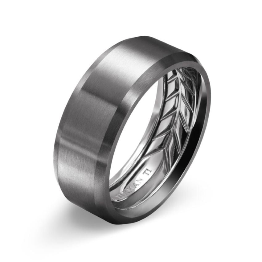 Streamline Collection 8.5 MM Alternative Metal Wedding Band