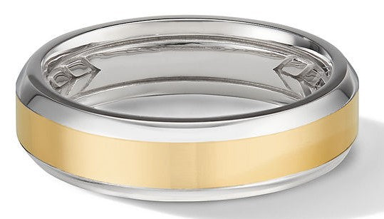 Wedding Band Collection 6 MM Two Tone