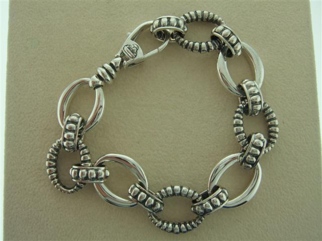 FLUTED LINK BRACELET