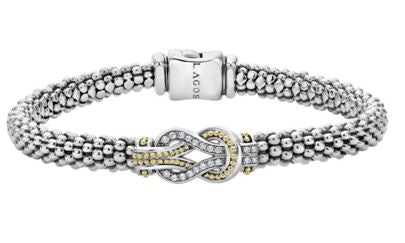 DIAMOND KNOT STATION 6MM BRACELET