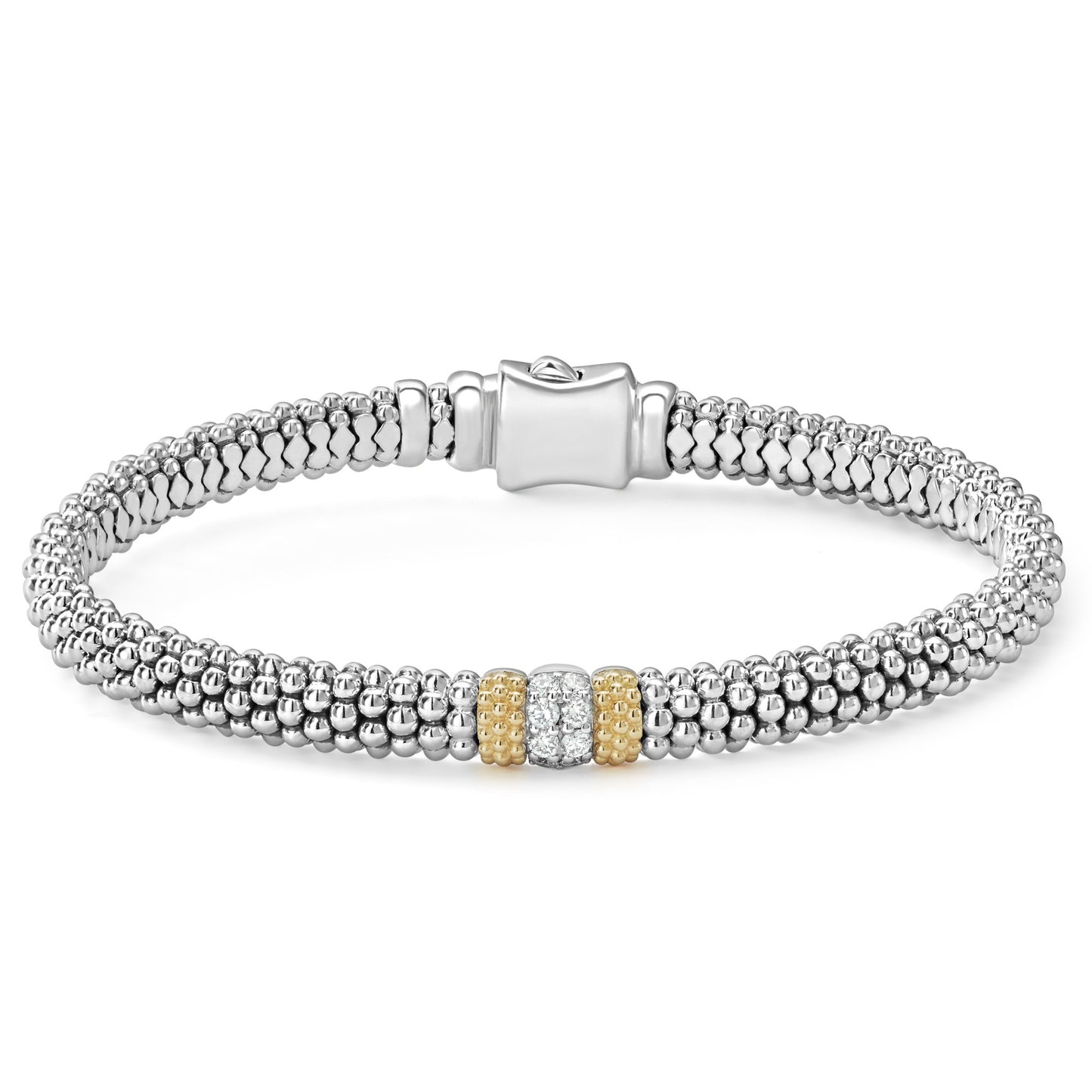 Caviar Lux Single Station Diamond Bracelet
