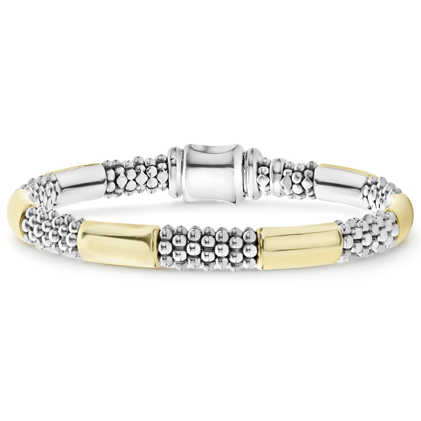 High Bar Collection Two-Tone Station Bracelet