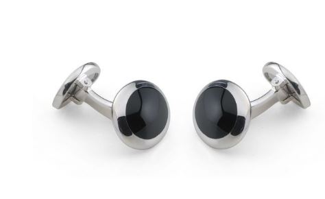 Oval Onyx Cufflinks