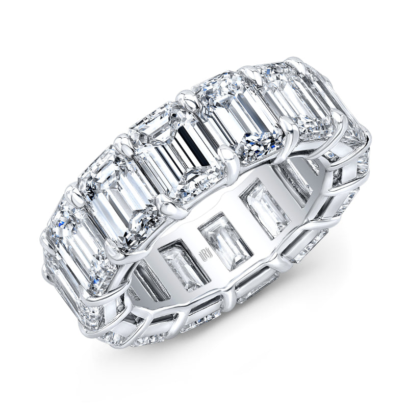 Emerald Cut Diamond Eternity Band