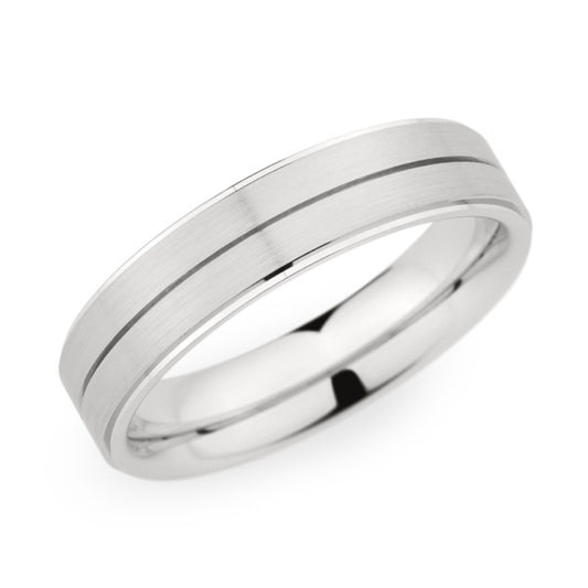 5.5 MM Grooved Wedding Band