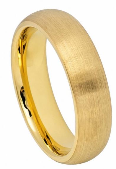 Domed Wedding Band