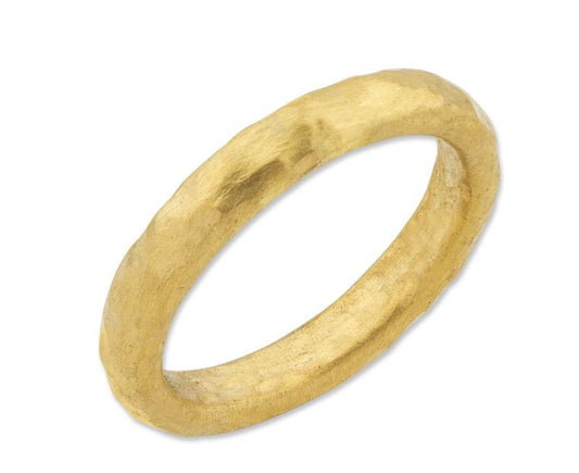 Pure Gold Collection Hammered Band