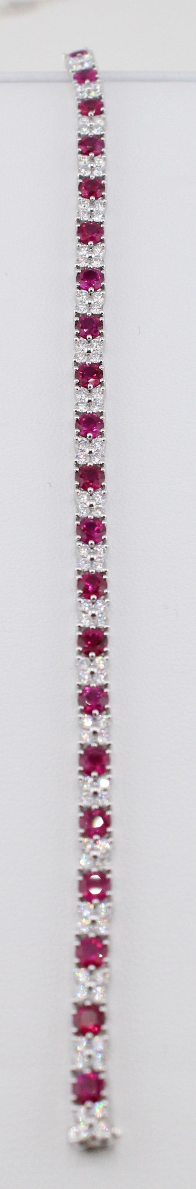 Diamond & Ruby Bracelet