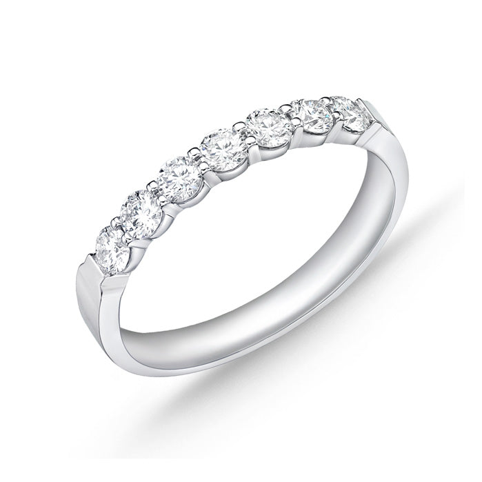 Petite Prong 7-Stone Diamond Band