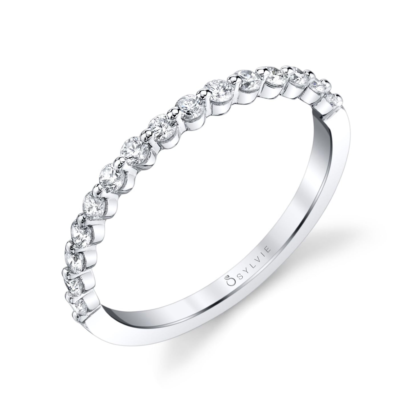 Cerise Collection Diamond Wedding Band