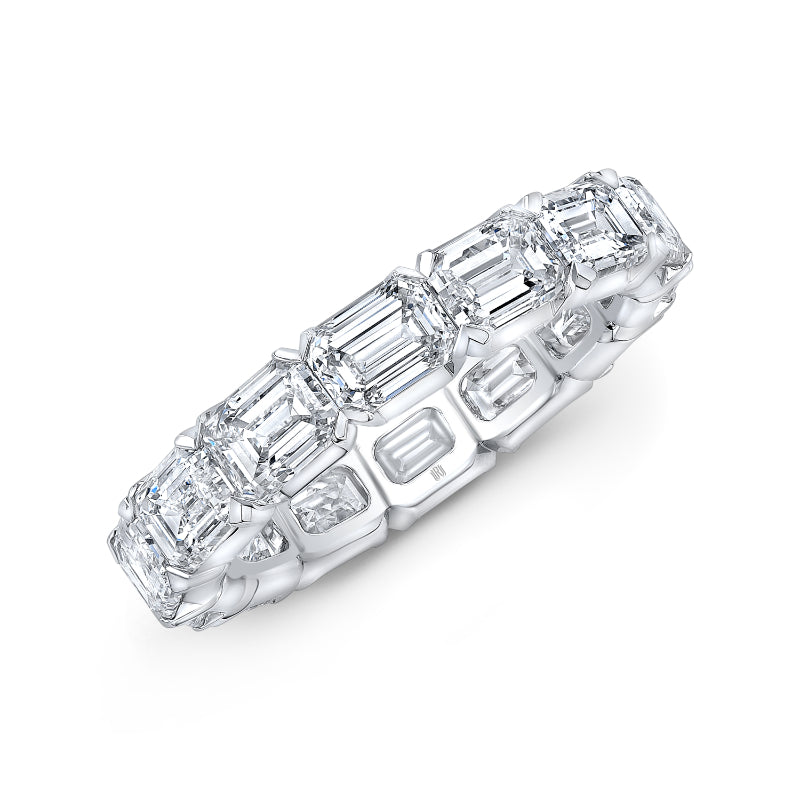 Emerald Cut Diamond Eternity Band