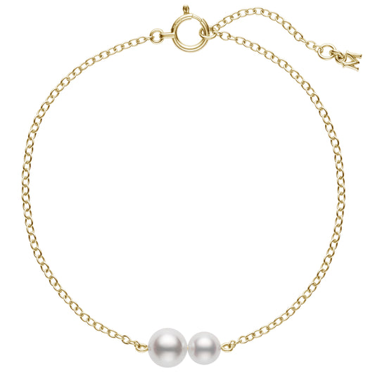 Station Collection Double Pearl Bracelet