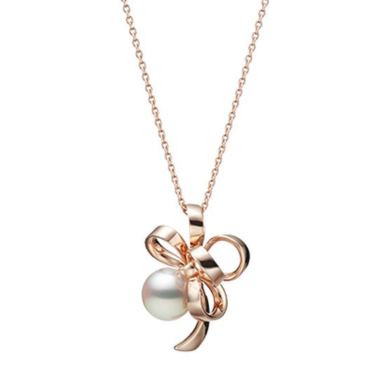 Ribbon Collection Akoya Pearl Pendant