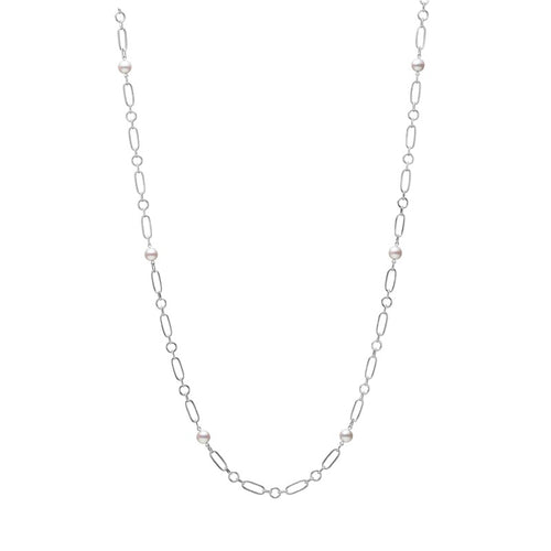 M Code Collection Akoya Pearl Station Necklace