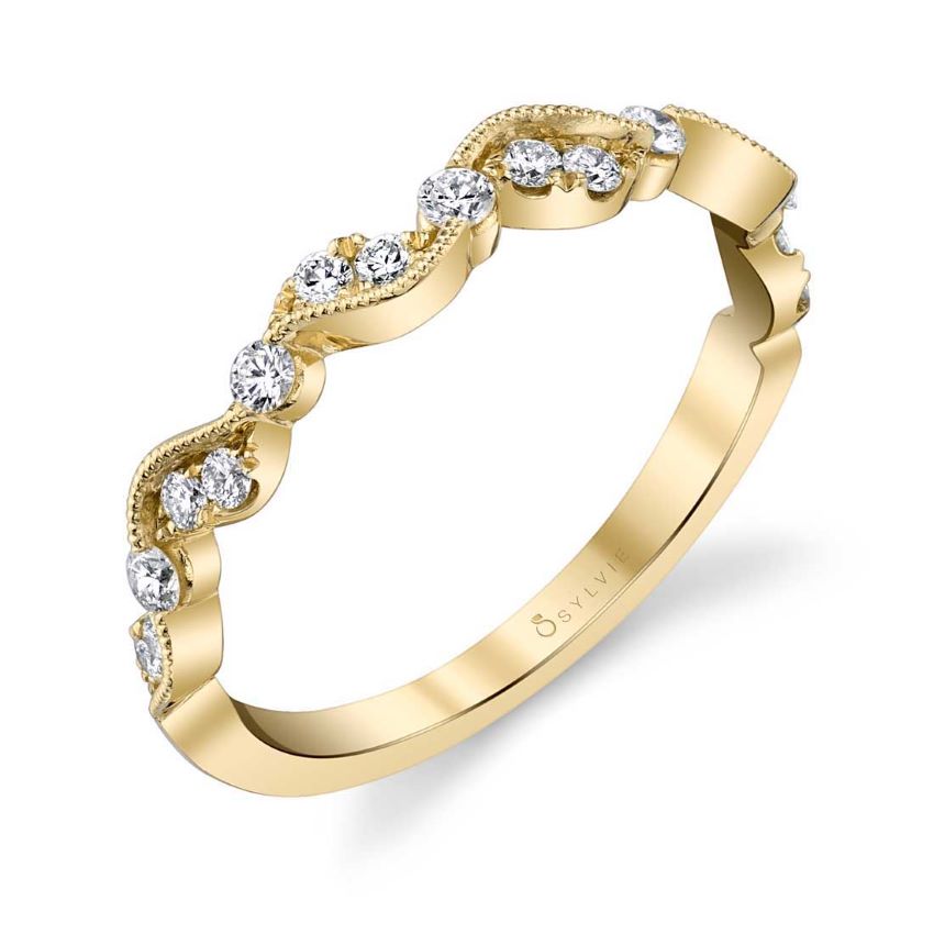 Nathalie Diamond Wedding Band