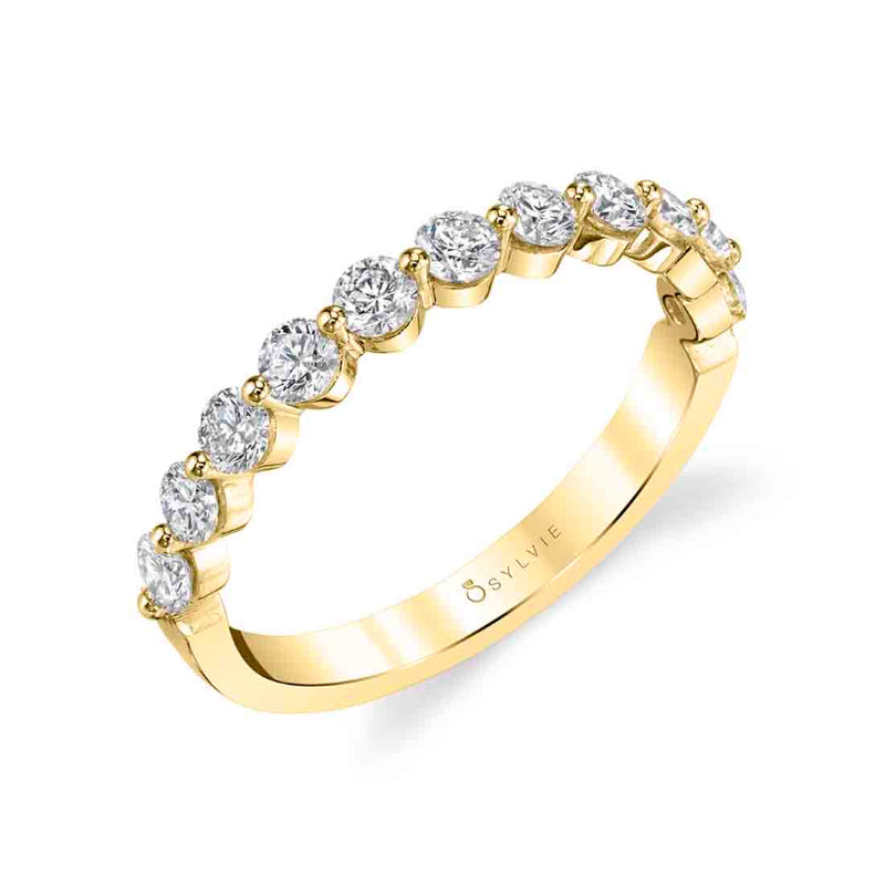 Stackable Diamond Wedding Band