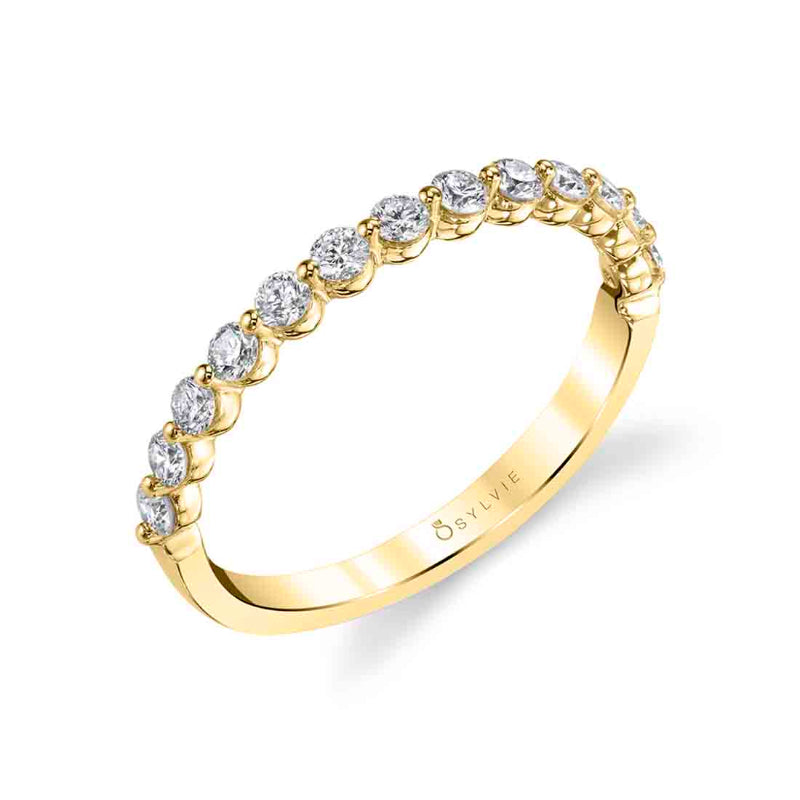 Stackable Diamond Wedding Band