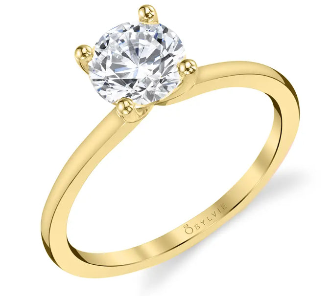 Amelia Round Cut Solitaire Engagement Mounting