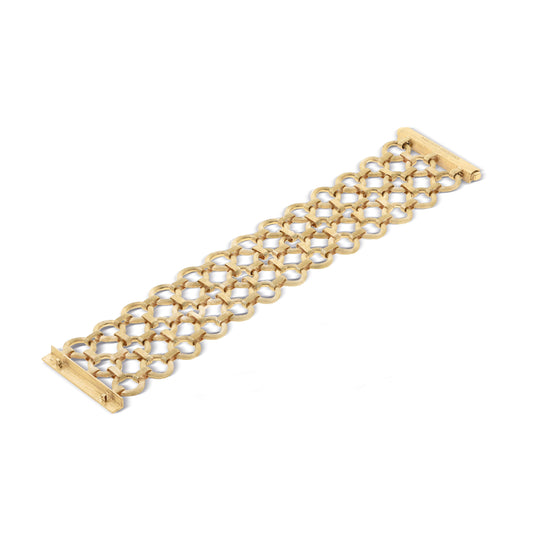 Jaipur Gold Three Row Bracelet