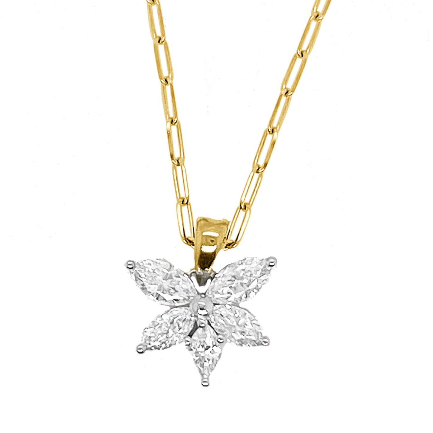 Estelle Marquise Diamond Pendant