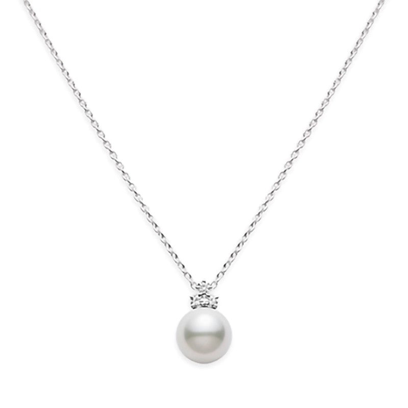 White South Sea Pearl & Diamond Pendant