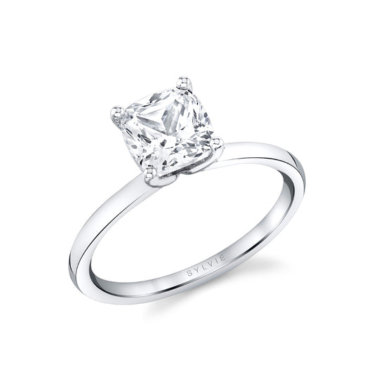 Dominique Cushion Cut Solitaire Engagment Mounting
