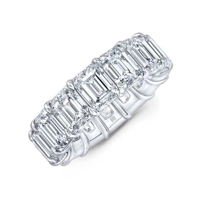 Emerald Cut Diamond Eternity Band
