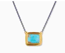 Turquoise Therapy-"My World" Collection Turquoise Necklace